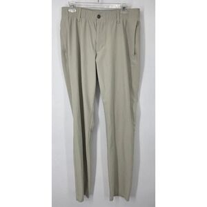 Under Armour Men UA Drive Golf Pants – Size 40x30–Beige/Tan–Stretch Performance